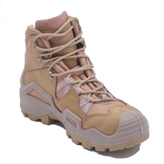 Rigel Pro Mid Kışlık  Hakiki Kum Nubuk Deri Soğuk ve Su Geçirmez Tactical Outdoor Büyük Numara Asker Botu