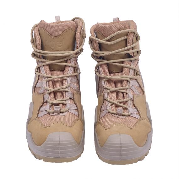 Rigel Pro Mid Kışlık  Hakiki Kum Nubuk Deri Soğuk ve Su Geçirmez Tactical Outdoor Büyük Numara Asker Botu